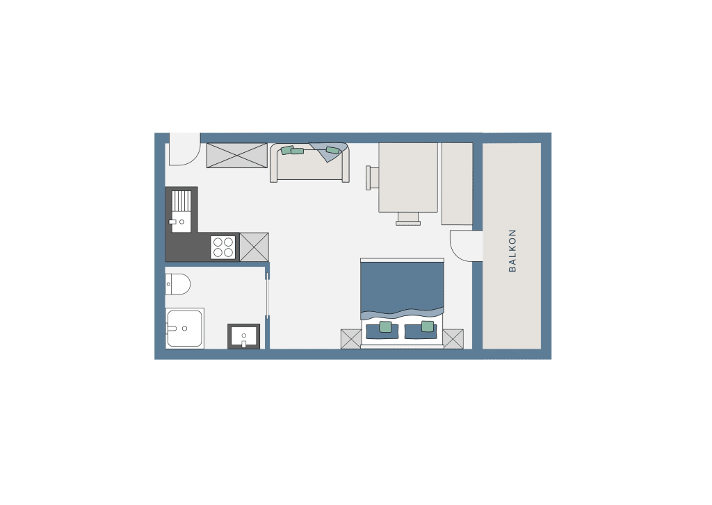 Grundriss Typ A Plus 1