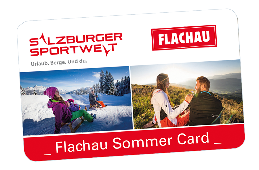 Flachau Sommercard 2020 in Kombination mit Salzburger Sportwelt Card