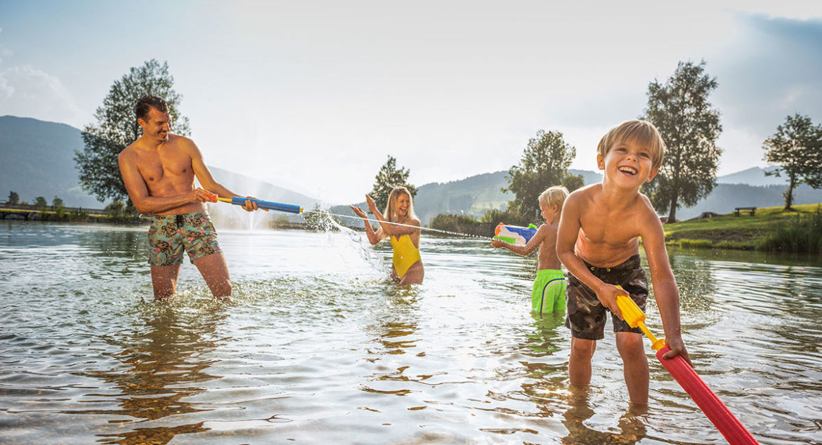 Schwimmen - Sommerurlaub am Reitecksee in Flachau