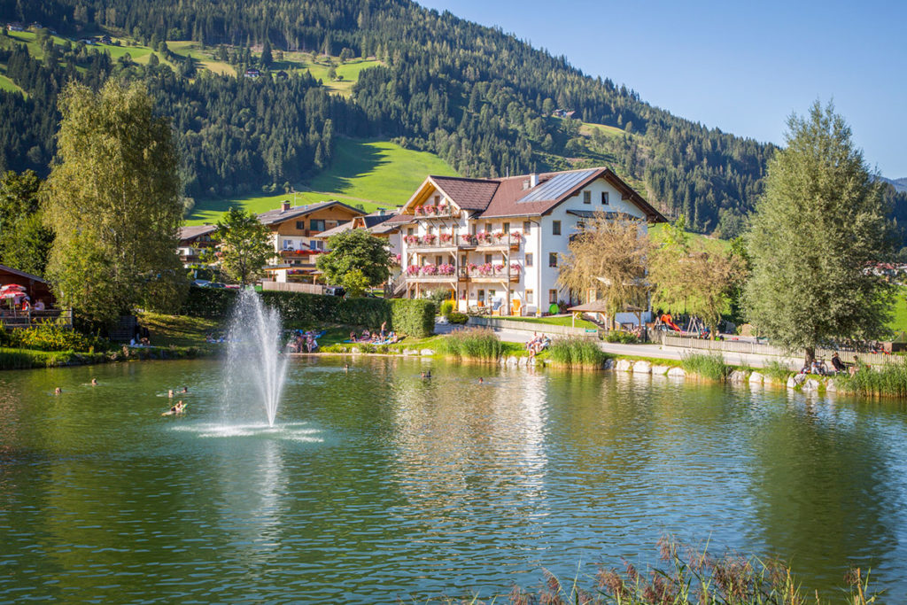 Sommerurlaub in Flachau, Badeurlaub direkt am Badesee, Aparthotel am Reitecksee Sommerurlaub in Flachau, Badeurlaub direkt am Badesee, Aparthotel am Reitecksee