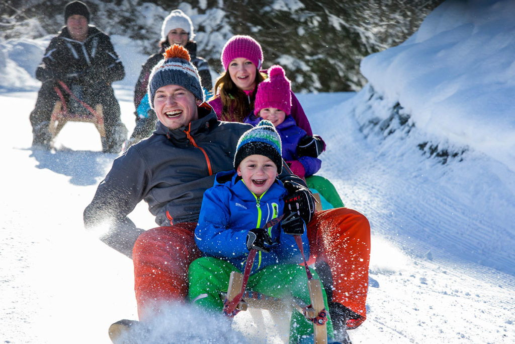 Aparthotel am Reitecksee, Winterurlaub in Flachau, Rodelurlaub in Ski amadé, Familienurlaub in Österreich